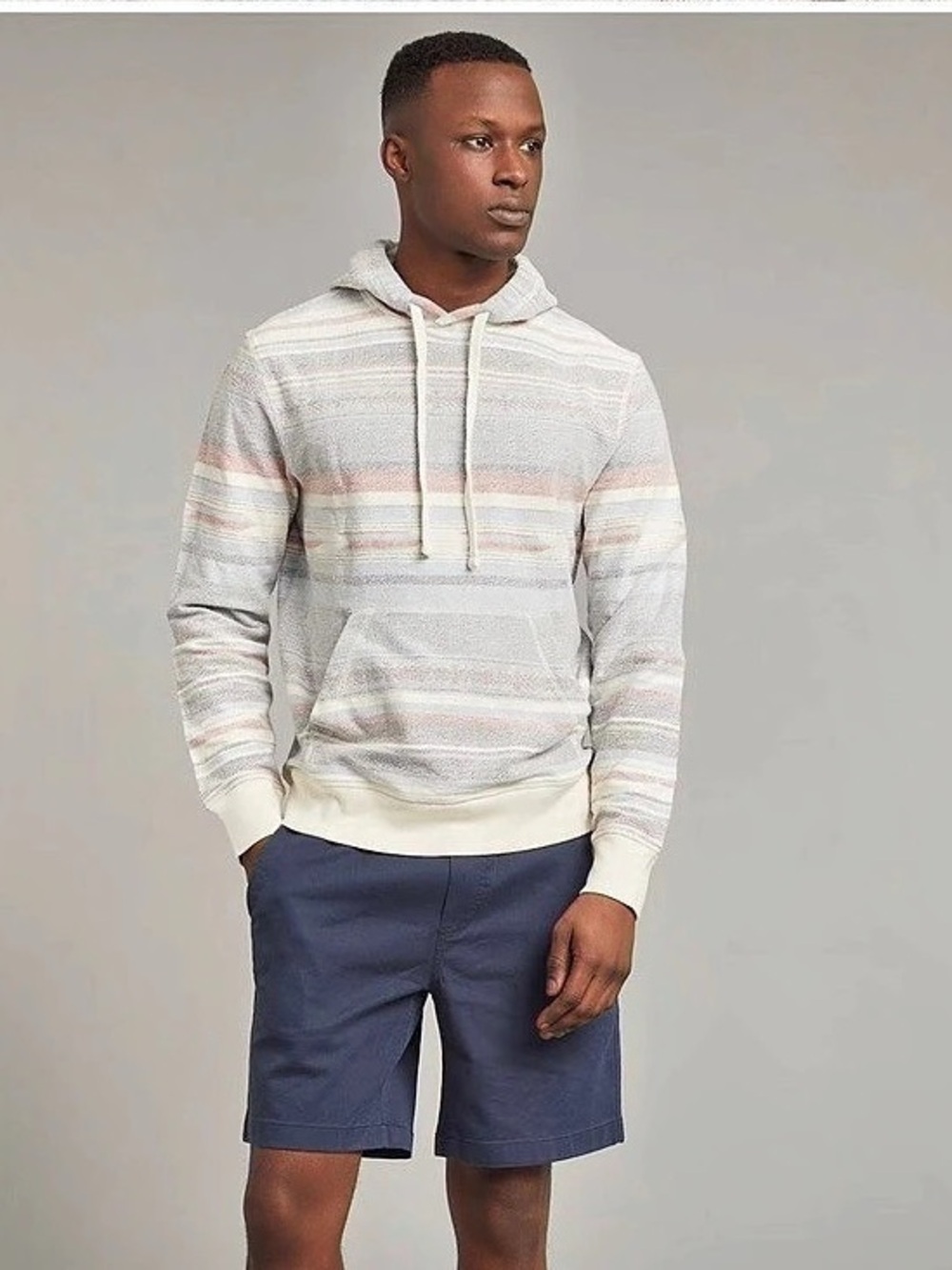 Faherty Byron Bay Sierra Paradise Stripe Hoodie Sweater Size XL EUC